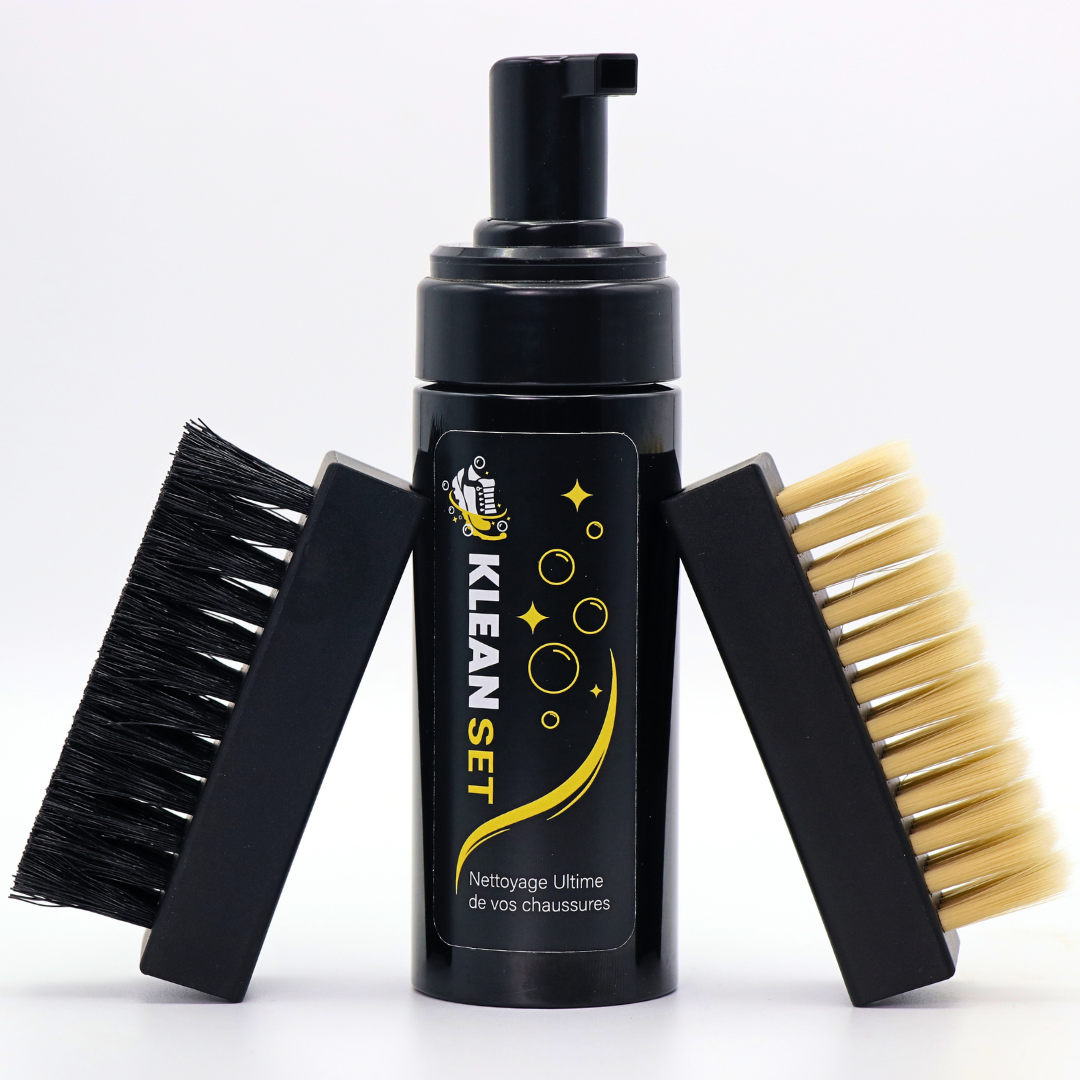 KleanSet – Pack de nettoyage pour toutes vos chaussures et vos baskets.